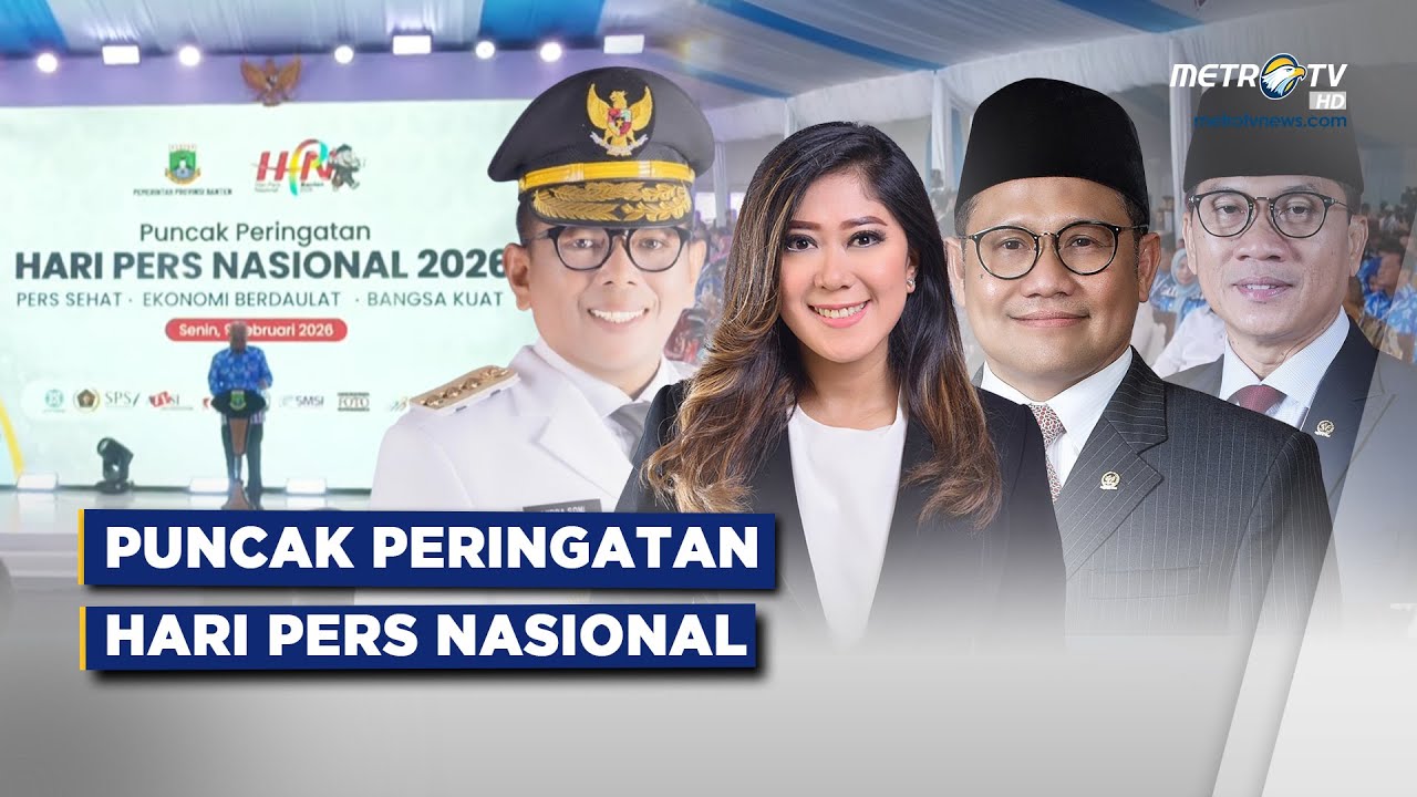 LIVE - PUNCAK PERINGATAN HARI PERS NASIONAL