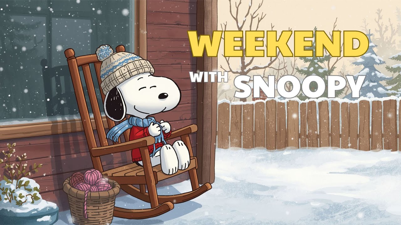 Morning Chill with Snoopy ☀️ Cozy Jazz Playlist for Positive Morning & Good Vibes