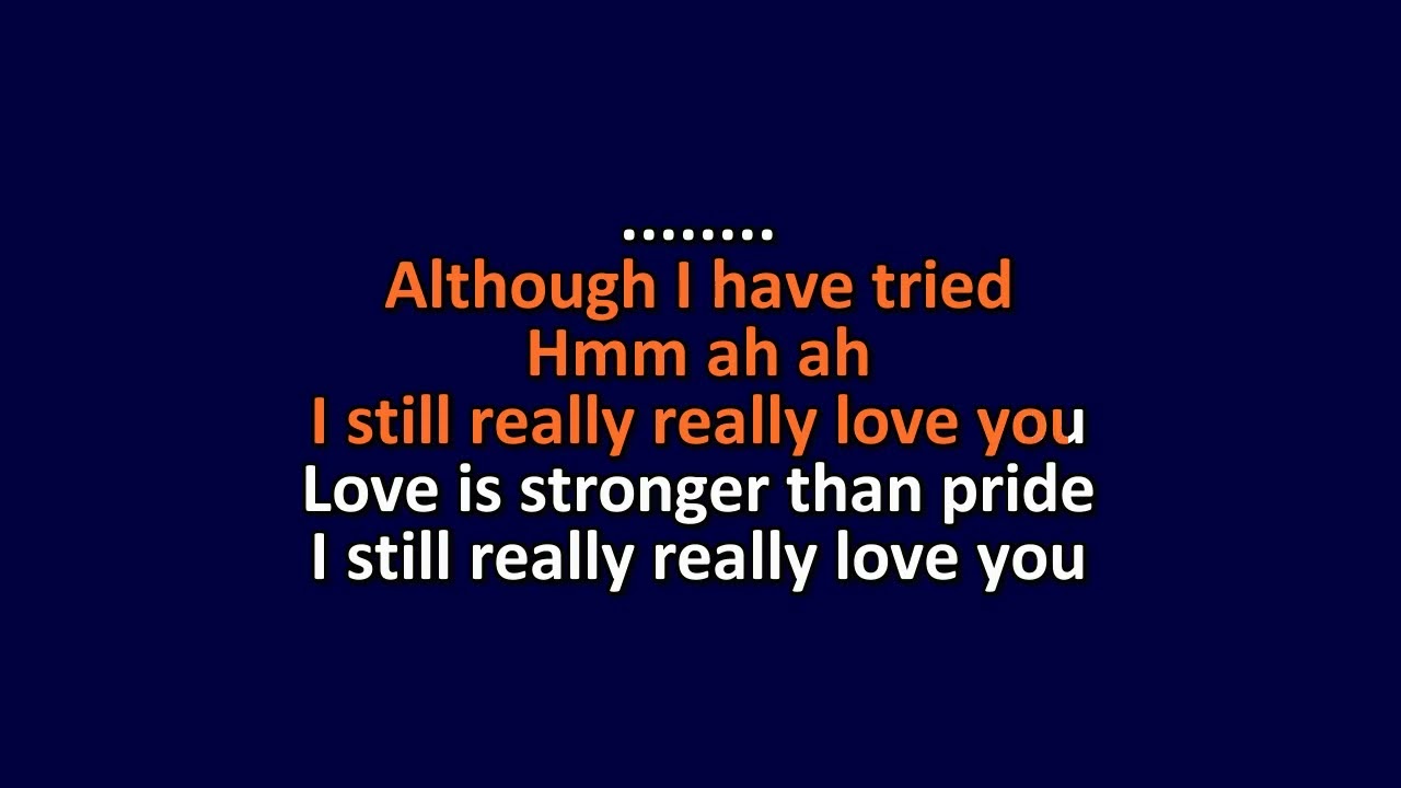 Sade - Love Is Stronger Than Pride - Karaoke Instrumental Lyrics - ObsKure
