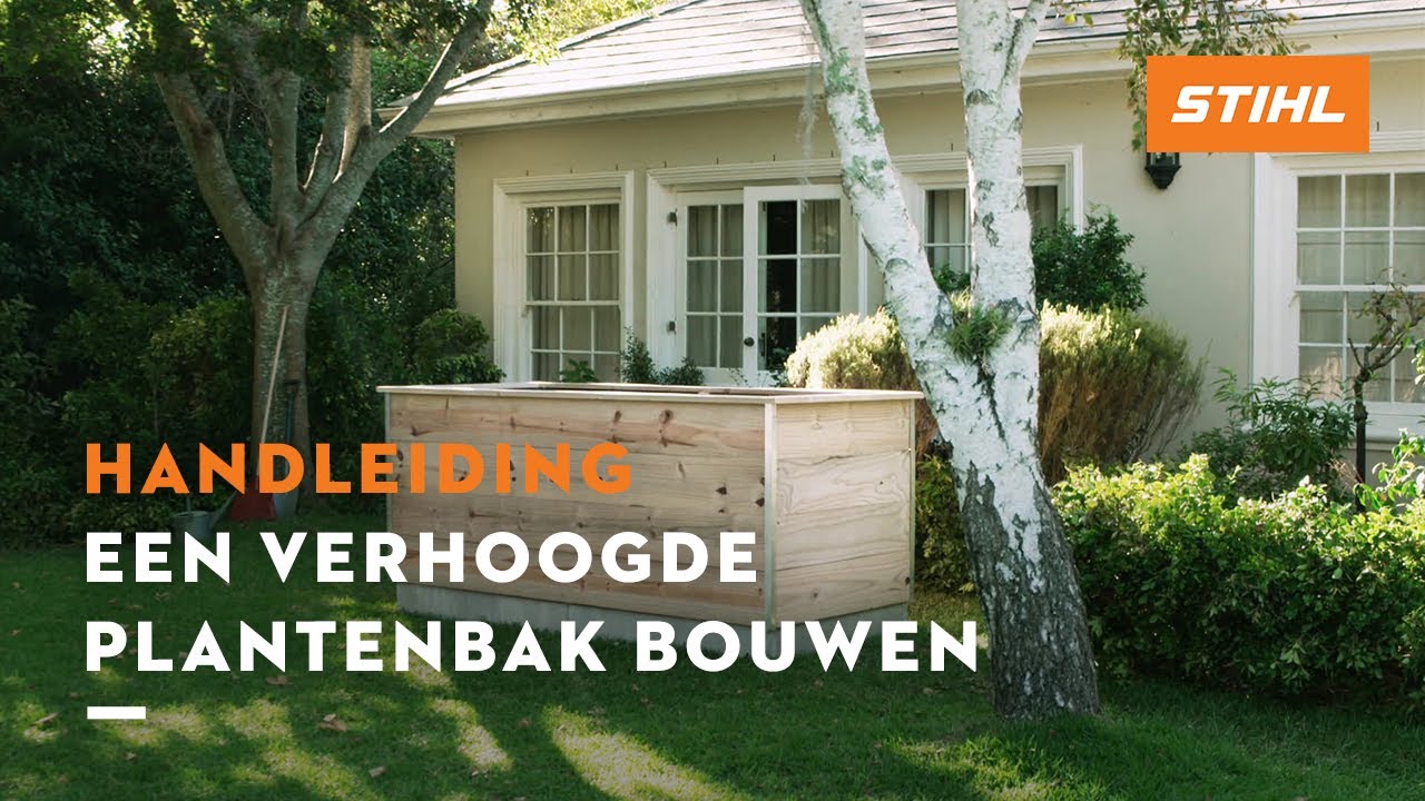 Een verhoogde plantenbak bouwen - STIHL DIY Projecten
