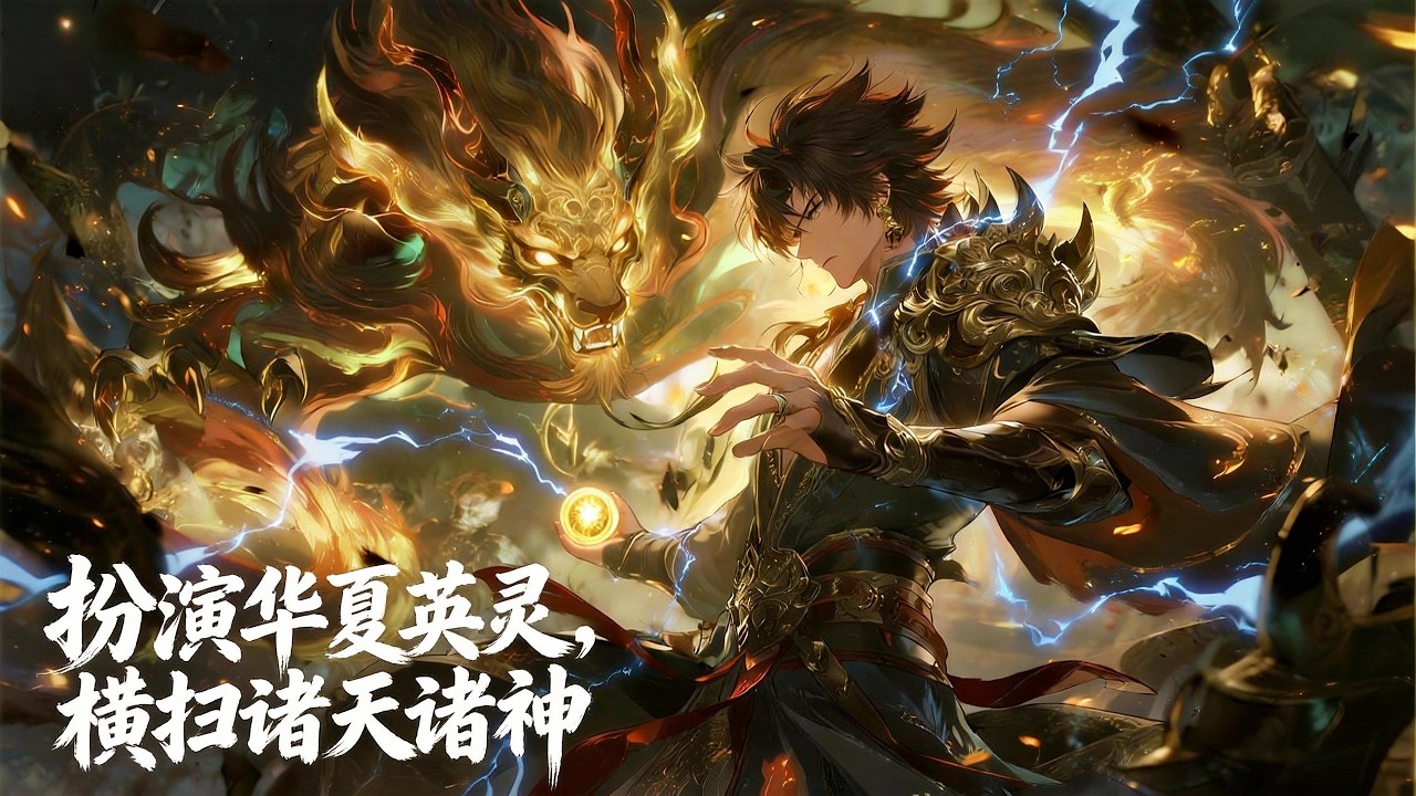 【Multi Sub】《扮演華夏英靈，橫掃諸天諸神》神明之戰定文明興衰，華夏神系被諸神聯手封印。江凡歸來激活扮演系統，化身二郎悟空橫掃外敵，重啟天庭耀華夏！ #熱門漫畫#小說改編