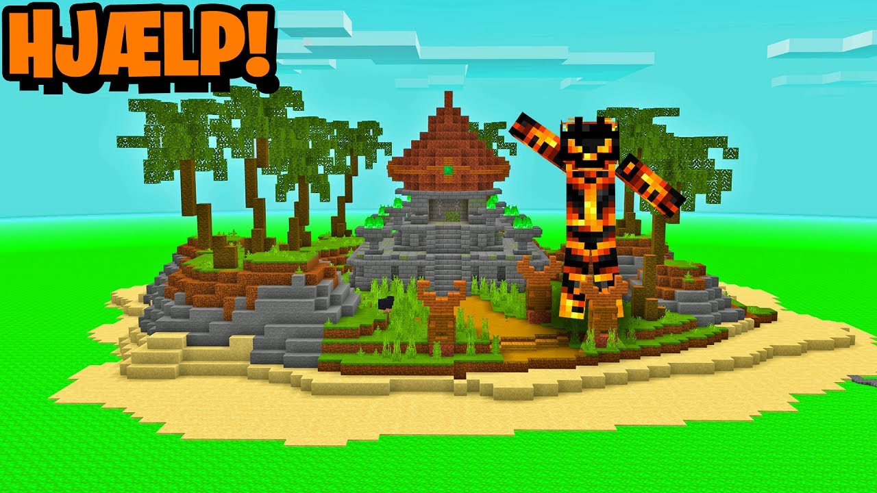 VI UDFORSKER EN FORLADT RUIN PÅ EN SYRE Ø!? Dansk Minecraft