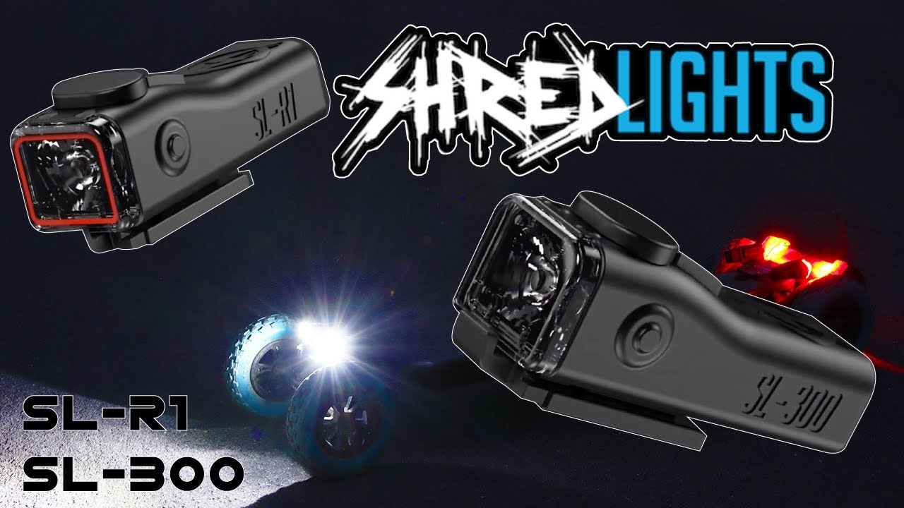Shred Lights SL-300 & SL-R1 Review *INSANELY BRIGHT LIGHTS*