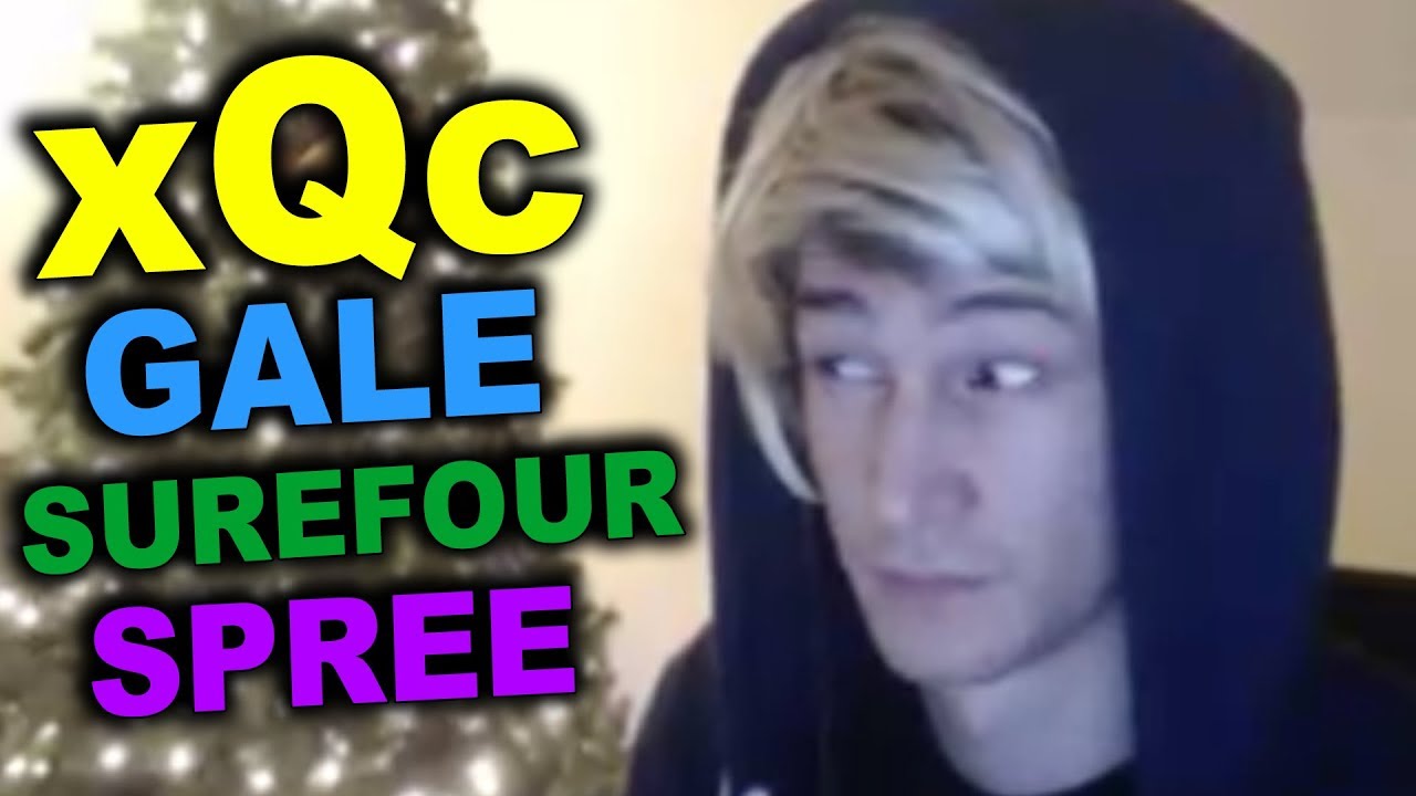 xQc, Gale, Surefour, Spree on the SAME TEAM