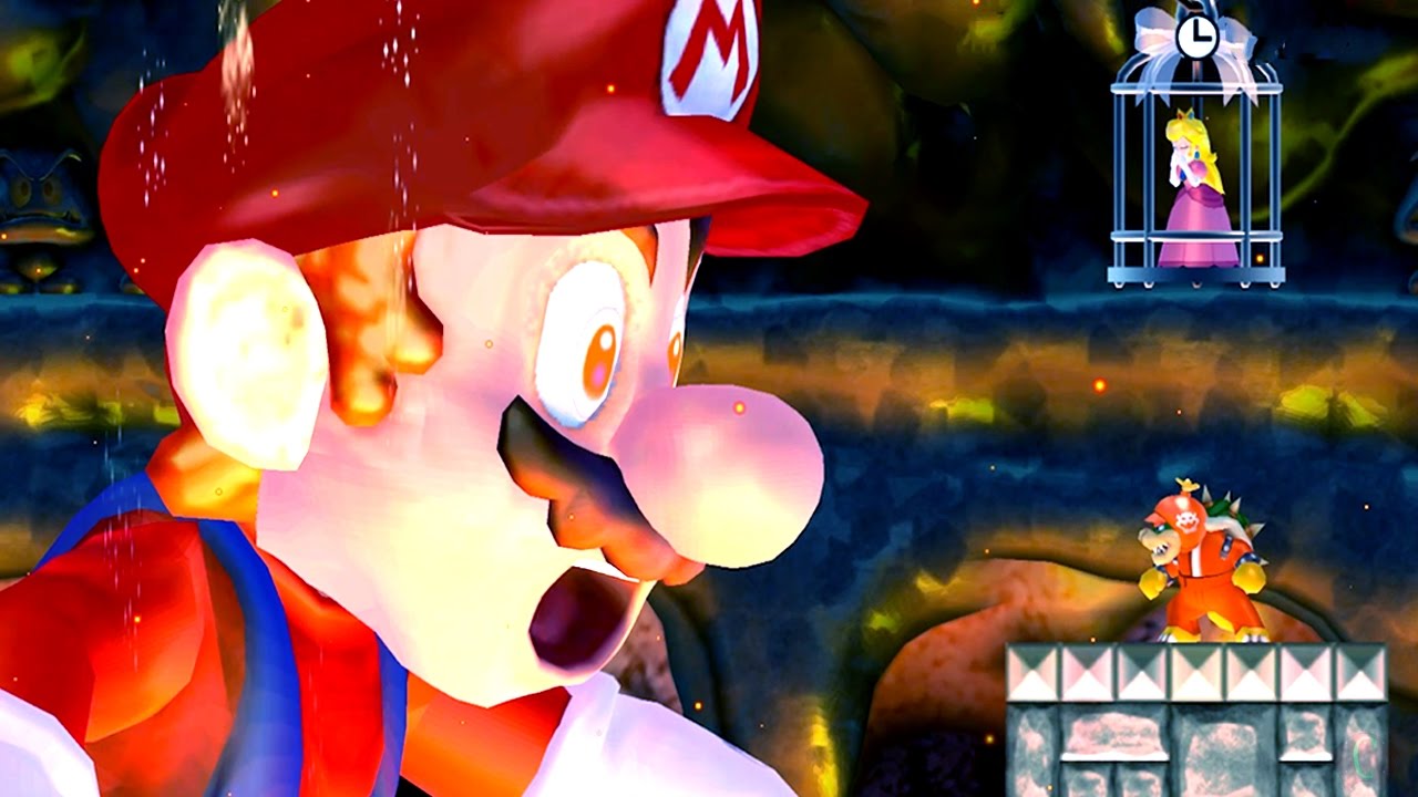 New Super BOWSER Wii - Final Boss Evil Mario vs. Bowser & Ending (Walkthrough)