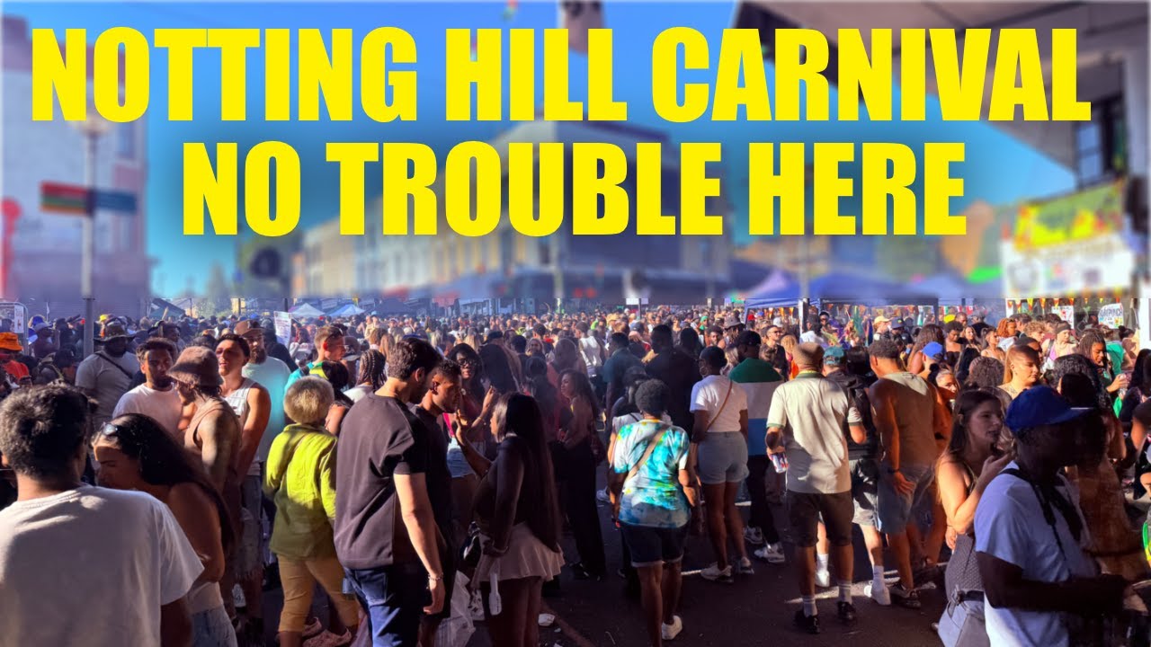 NOTTING HILL CARNIVAL MONDAY PARADE 2025 | HUGE CROWD & NONSTOP PARTY VIBES