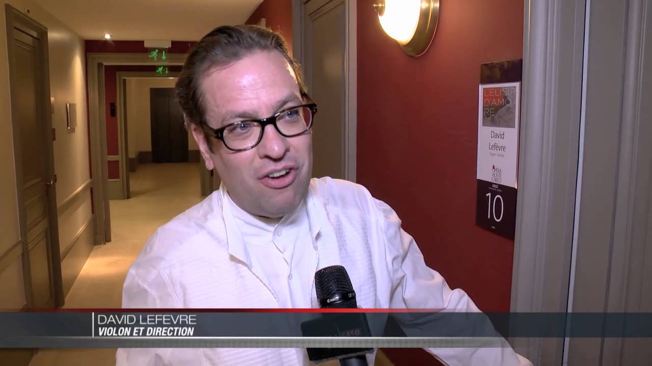David Lefèvre dirige l'Orchestre Philharmonique de Monte-Carlo