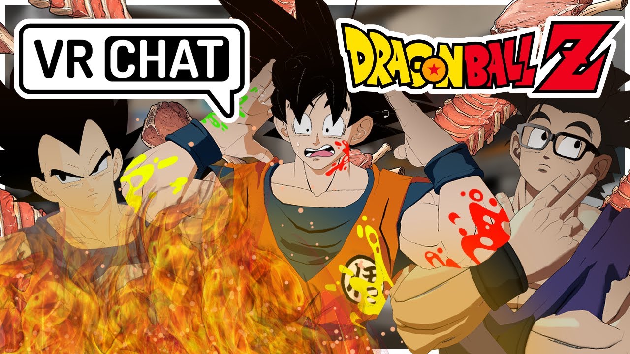 GOKU TRYS TO LEARN HOW TO COOK IN VRCHAT! ~ VR HILARIOUS MOMENTS Ft. @andrxid18  (Dragon Ball Z)