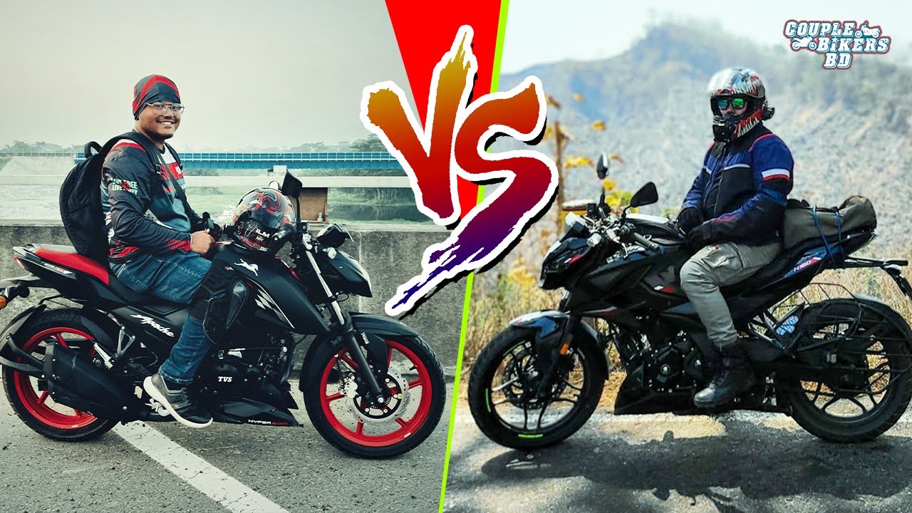 Bajaj Pulsar N160 | TVS Apache RTR 160 4V FI ABS | Couple Bikers BD
