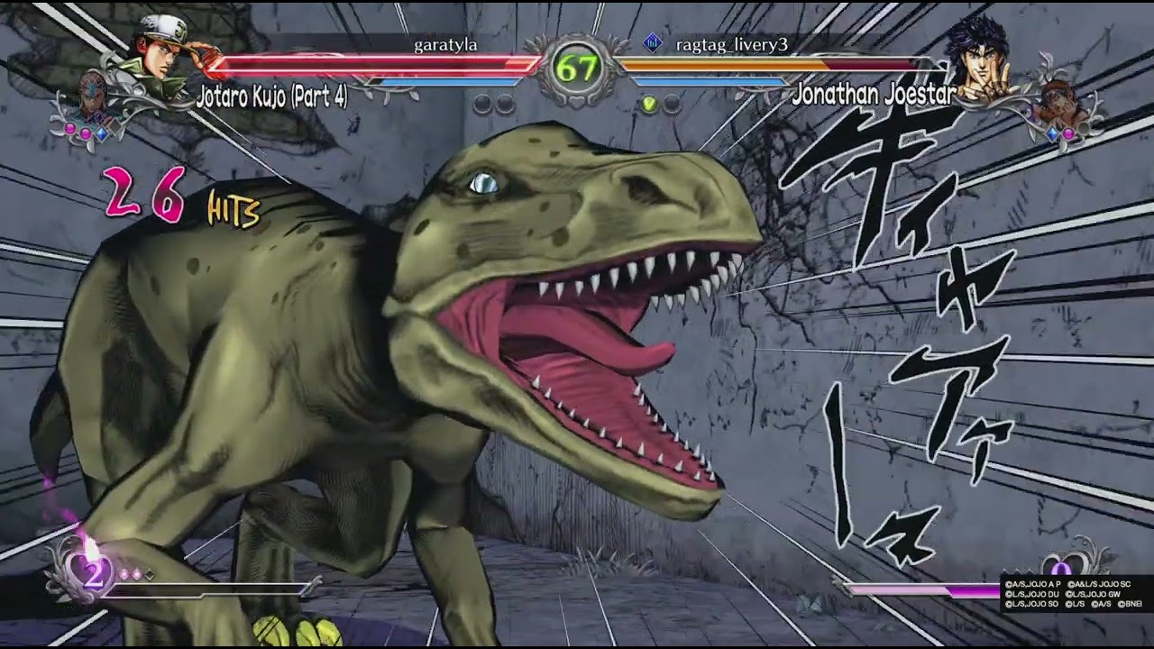 JoJo's Bizarre Adventure All Star Battle R Online Matches 1058