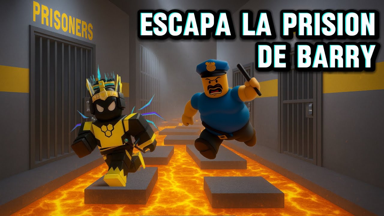 Escapa La Prisión De Barry-El 1% Logra Escapar De Este Obby|Roblox