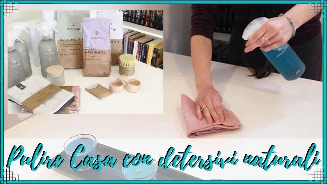 PULIAMO tutta CASA con DETERSIVI NATURALI e ecosostenibili