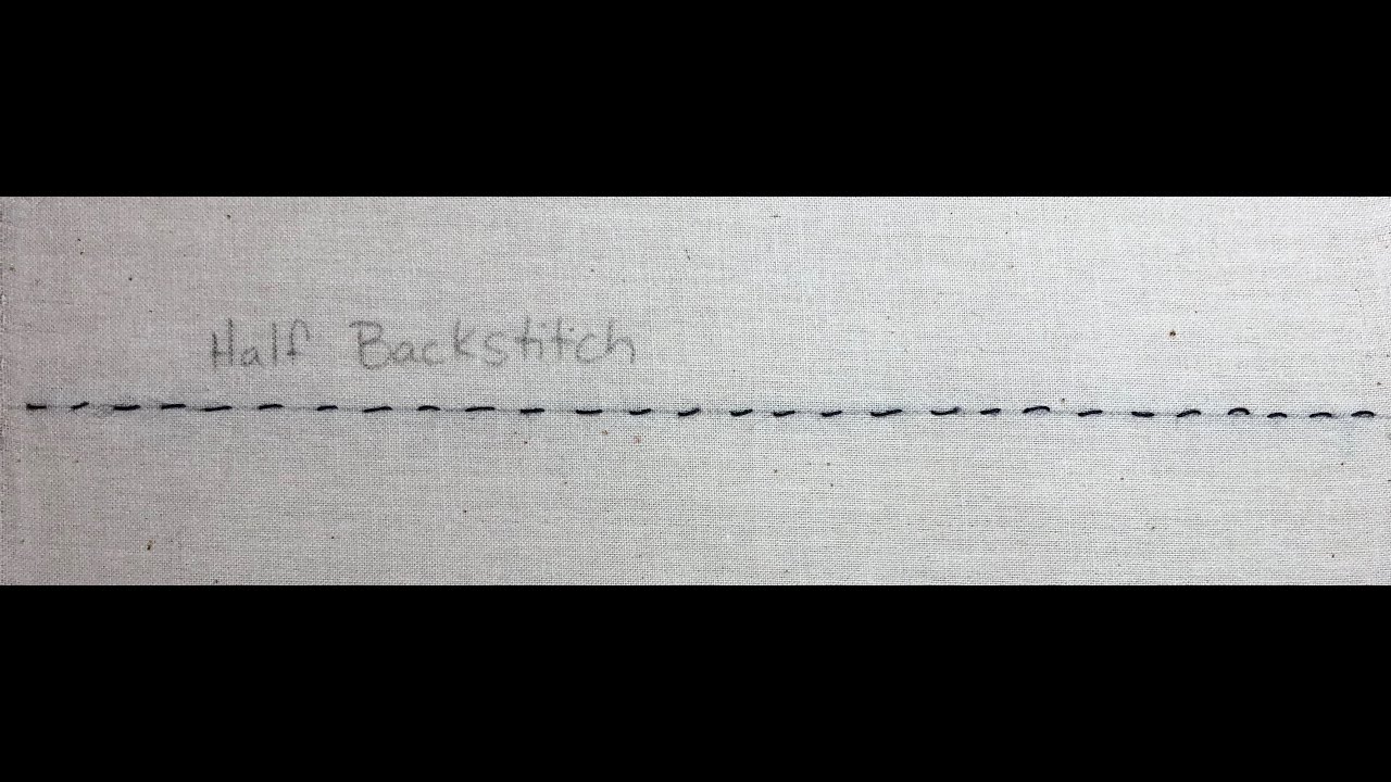 Half Backstitch