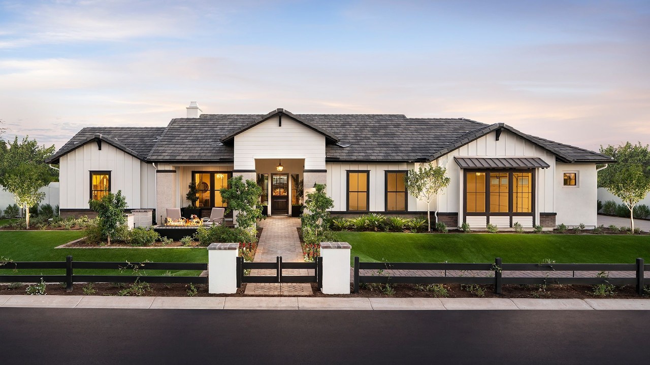 AMAZING! MODERN RANCH HOUSE DESIGN IDEAS | STUNNING ONE-LEVEL MODERN FARM RANCH HOUSE DESIGNS