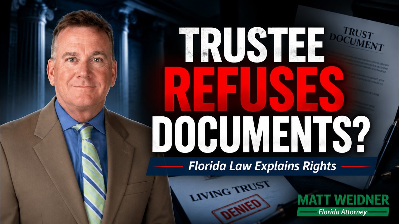 Your trustee won't show you documents ⚠️ Won't send accounting 📋 Won't confirm the trust exists 🚫