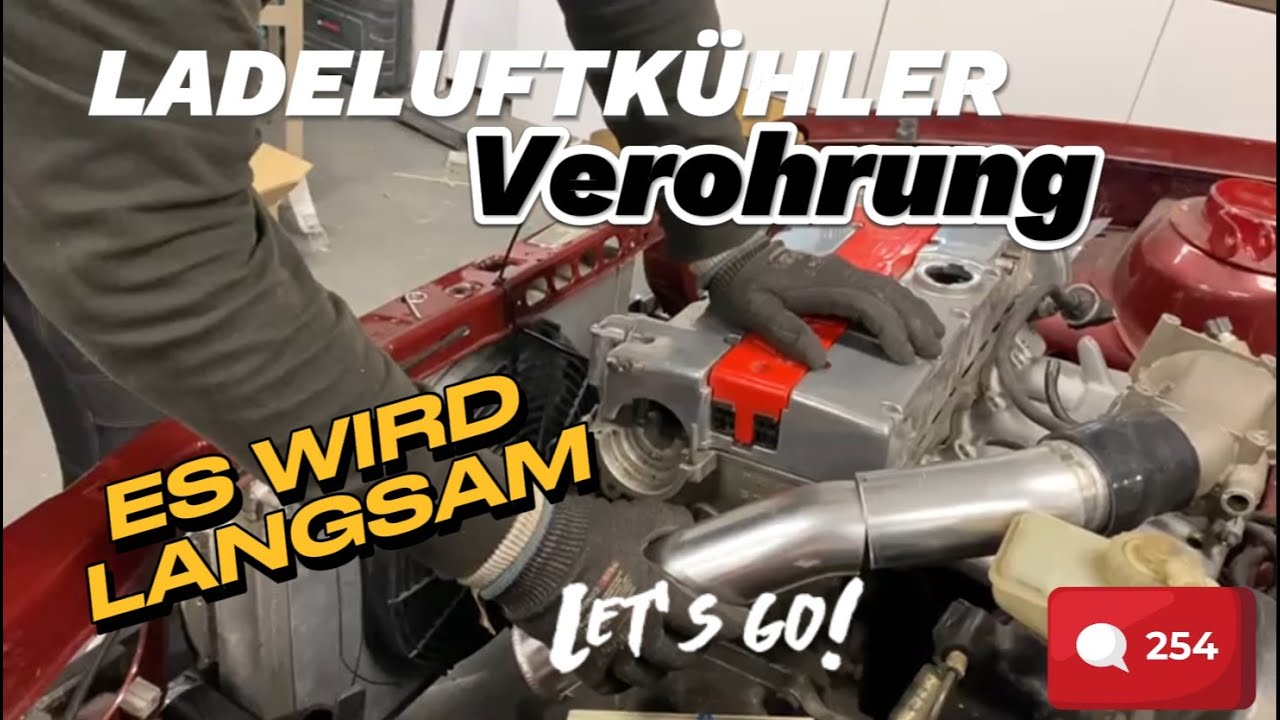 TurboTherapie I Es Geht Weiter Mit Ladeluft Verrohrung Anfertigen