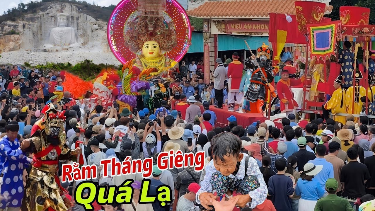 Châu Đốc Núi Sam rằm tháng giêng hàng ngàn người đổ về miếu Bà Chúa Xứ, lễ rước ông Châu Xương 