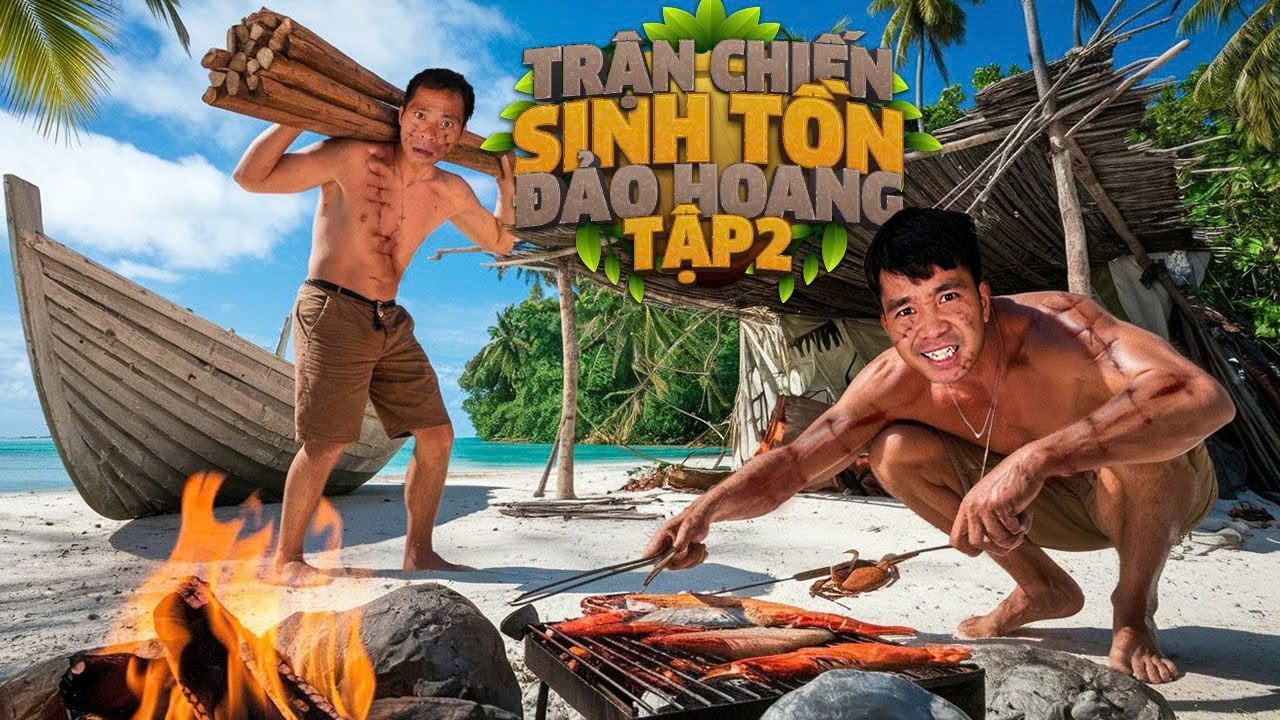 PHD - 10 Ngày Sinh Tồn Đảo Hoang Thắng 10 Triệu - Tập 2 - Đã Có Người Từ Bỏ - Battle For Survival