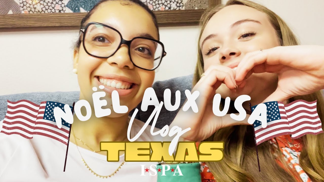 Noël aux USA 🚍 Etudiante d'échange au TEXAS🎄👢 2025