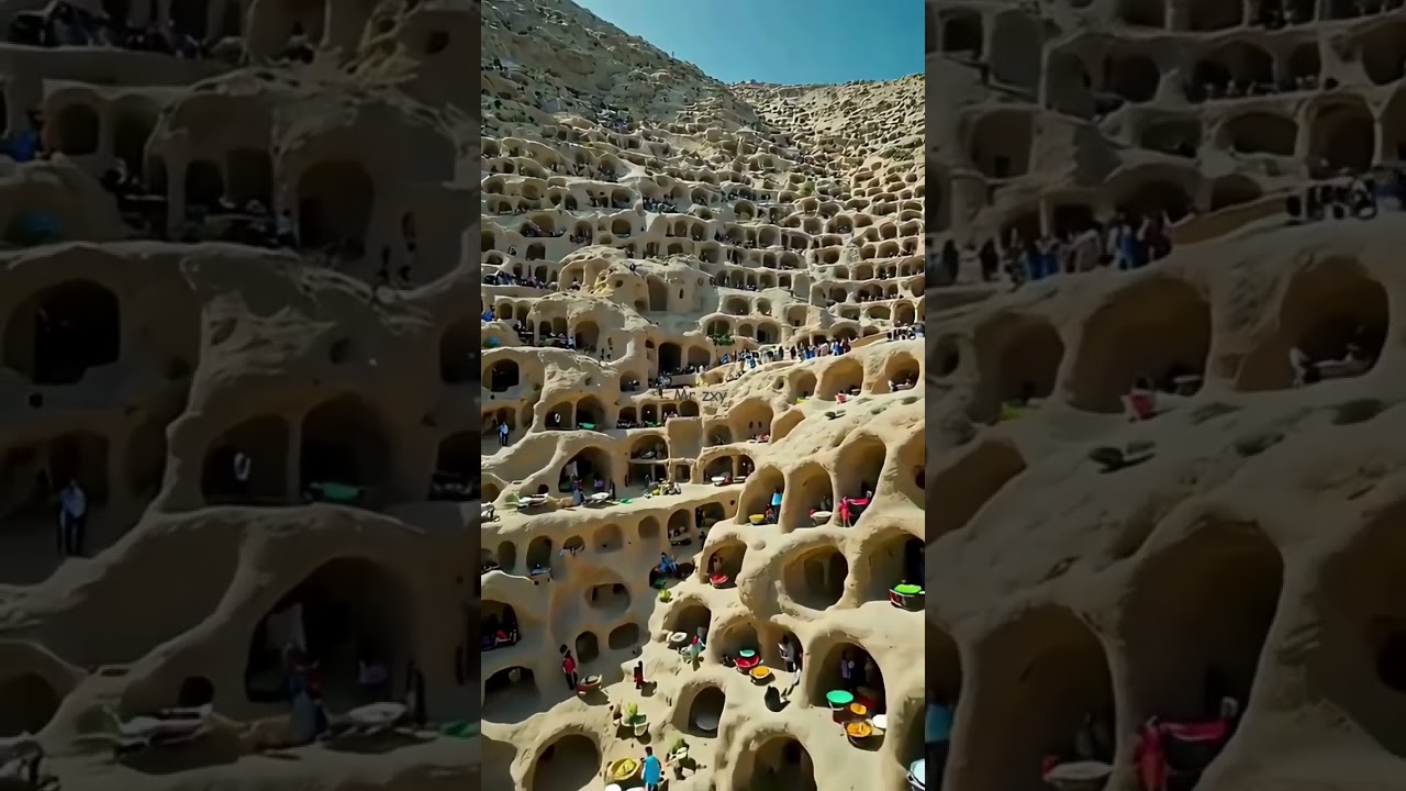 Meymand Village | Amazing village built by cutting the mountain | Meymand Village Iran History in Hindi