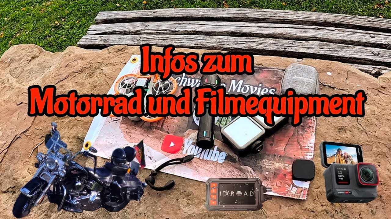 Infos zu meinem Filmequipment, zur Software für die Videobearbeitung und etwas über meine Harley
