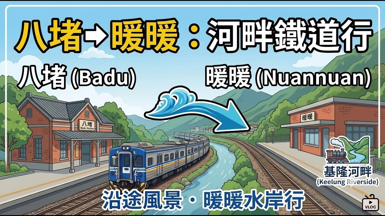 八堵車站到暖暖車站風景