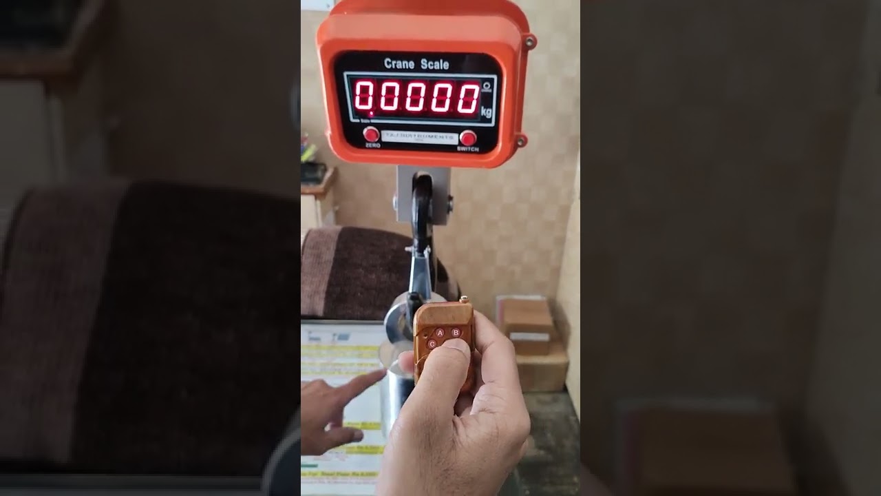 Weight Calibration Video For Original OCS Digital Crane Weighing Scale