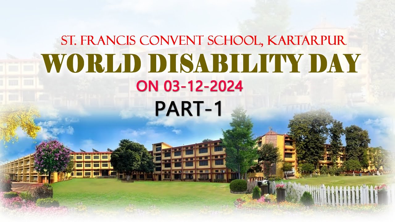 || World Disability Day 2024 Celebration || SFCS Kartarpur || PART- 1 ||