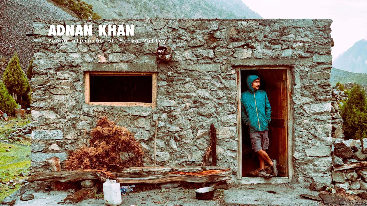 Adnan Khan, young alpinist of Hunza Valley.