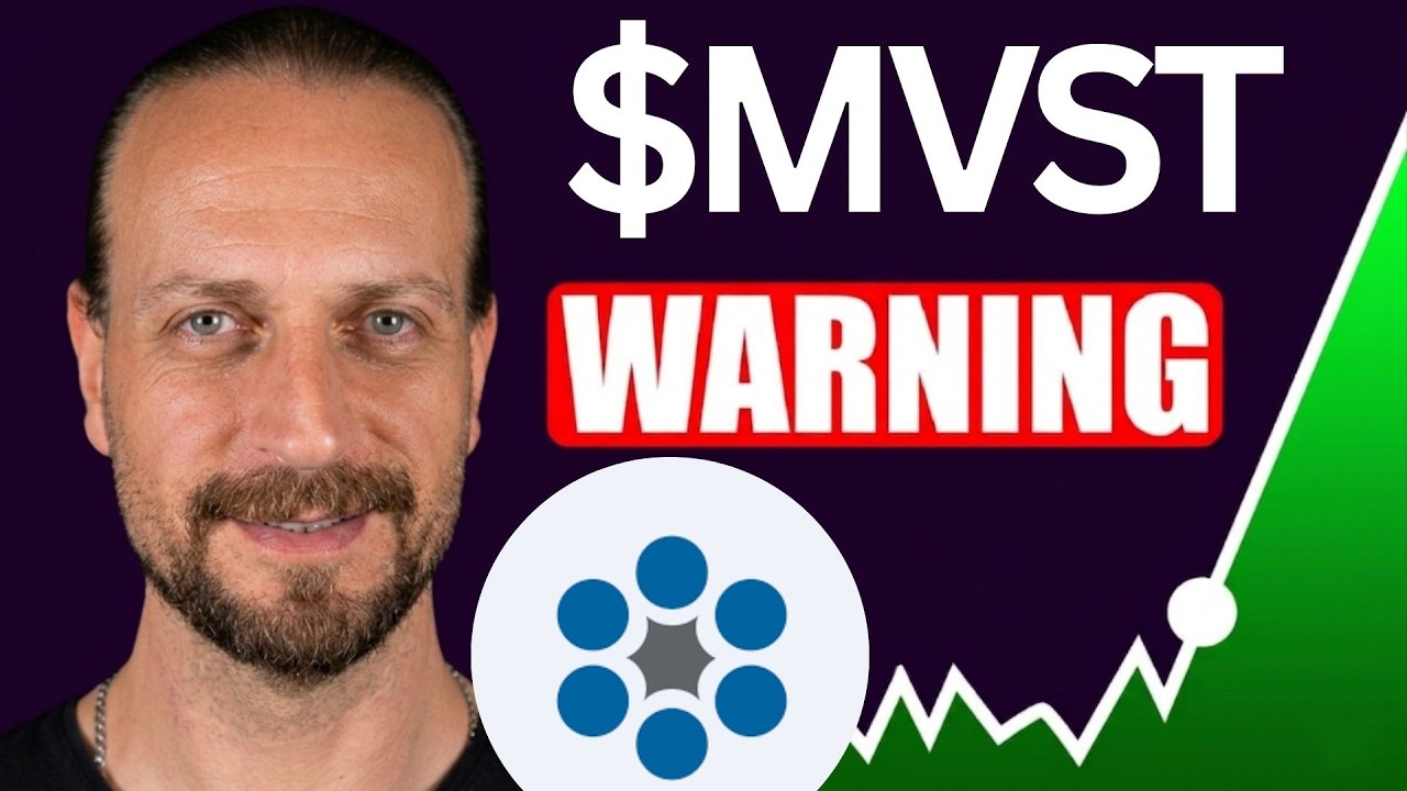 MVST Stock TOMORROW UPDATE! (The Exact Answer!) Microvast Holdings