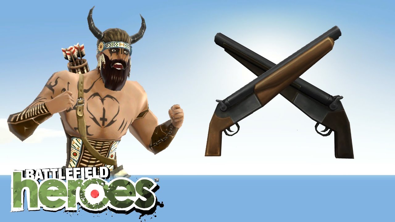 DUAL LR SHOTGUN is OP!  - Battlefield Heroes - Commentary