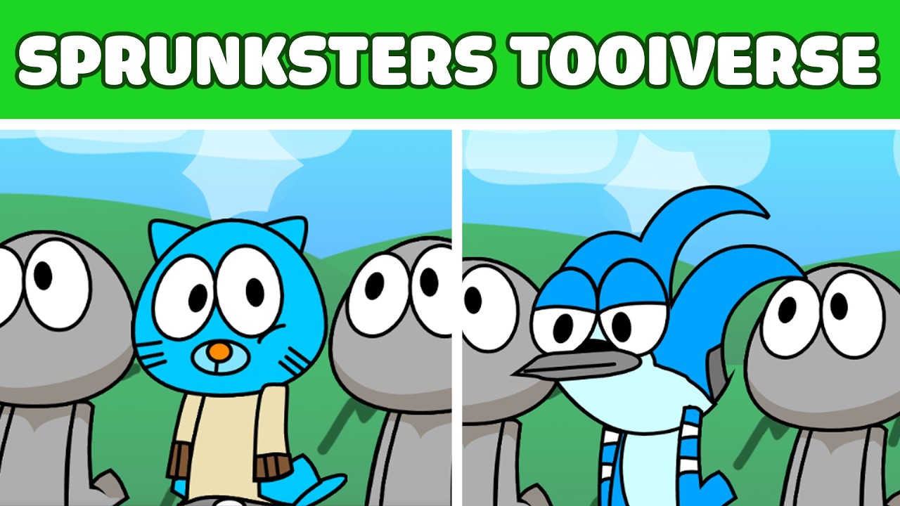 SPRUNKSTERS TOONIVERSE: The Ultimate Cartoon Mashup! 🎨🔥