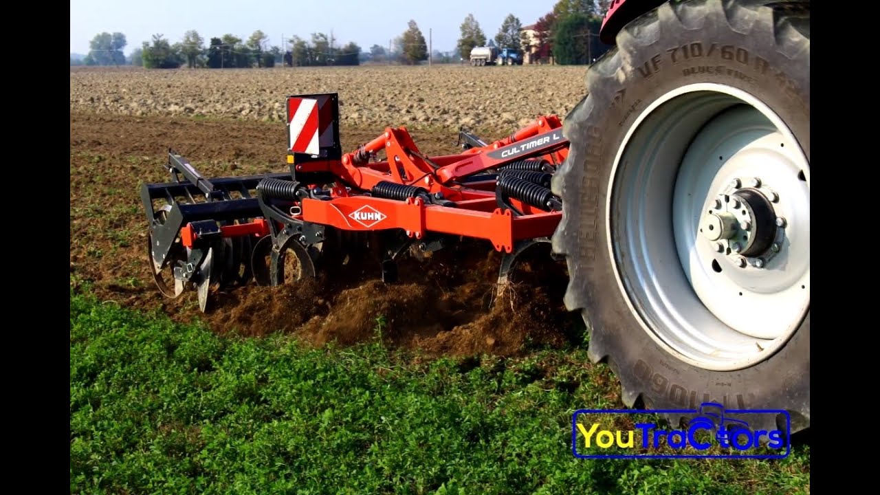 Case IH Puma 165 e Kuhn Cultimer 300 L