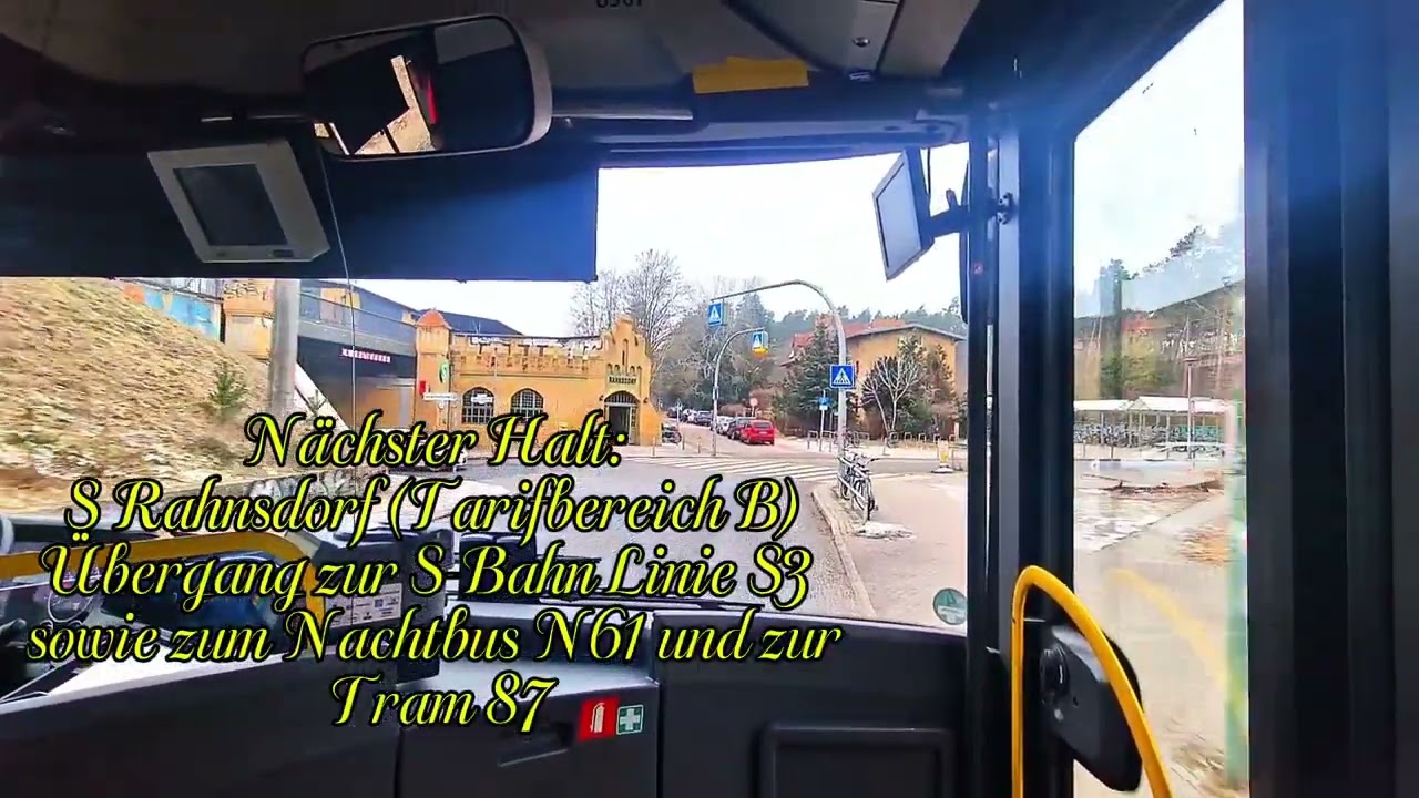 Mitfahrt im Bus 161 #julianbvg @TATRABERLIN 