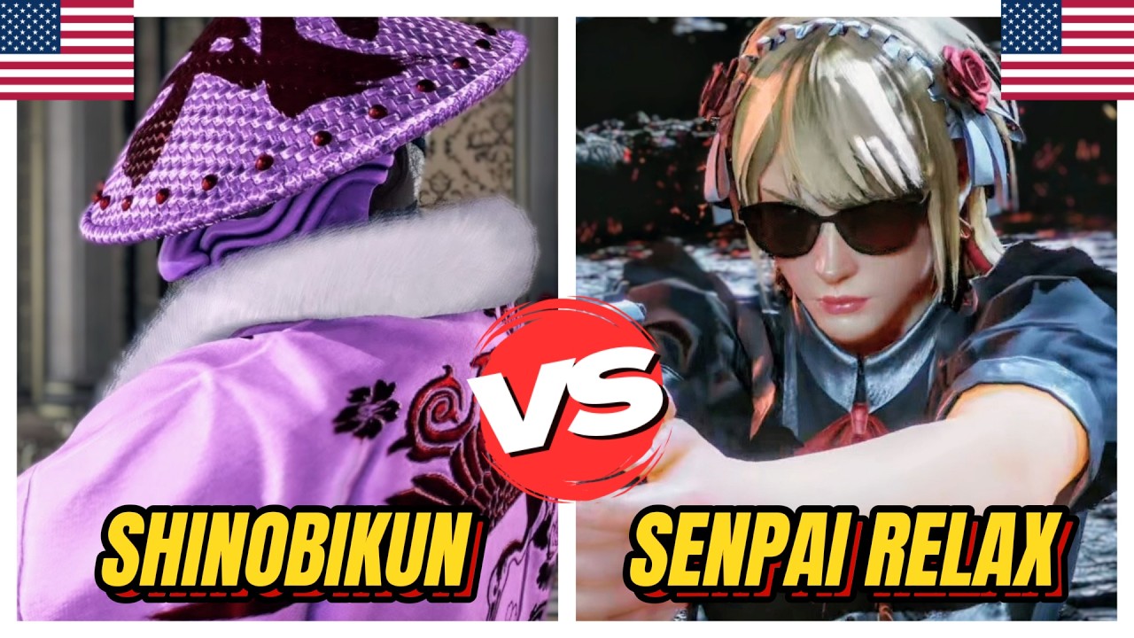 Tekken 8 ▰ SHINOBIKUN (#4 Ranked Raven) Vs SENPAI RELAX (#4 Ranked Nina) ▰ INSANE Matches!