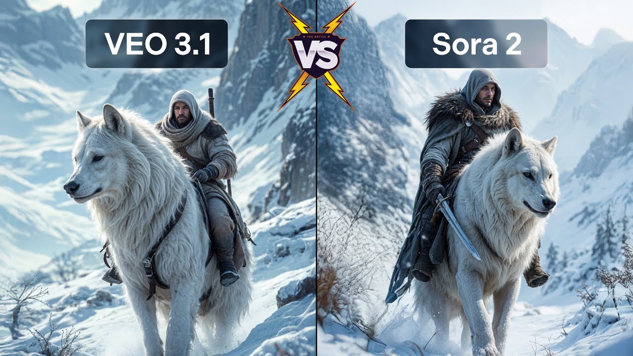Veo 3.1 VS Sora 2 - Side By Side Full Comparison - AI VIDEO WAR 2025