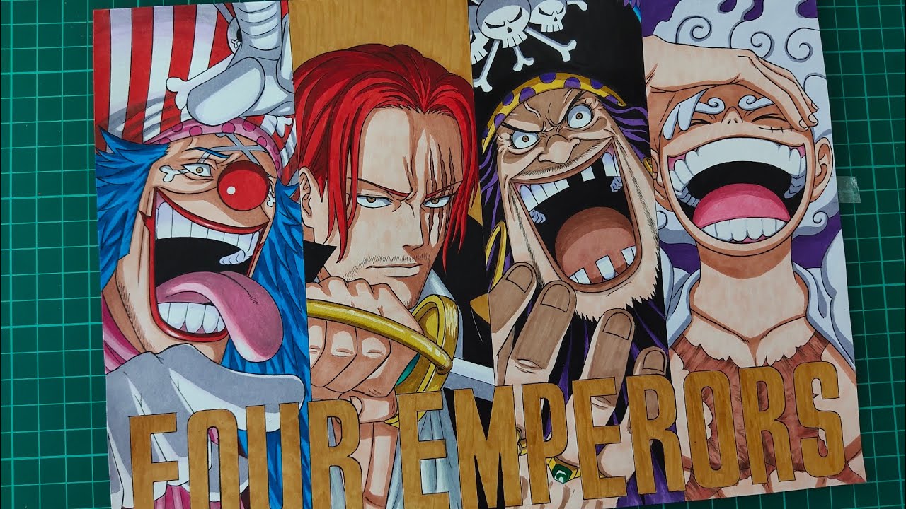 Drawing Four Emperors/Yonkou | One Piece | ワンピース