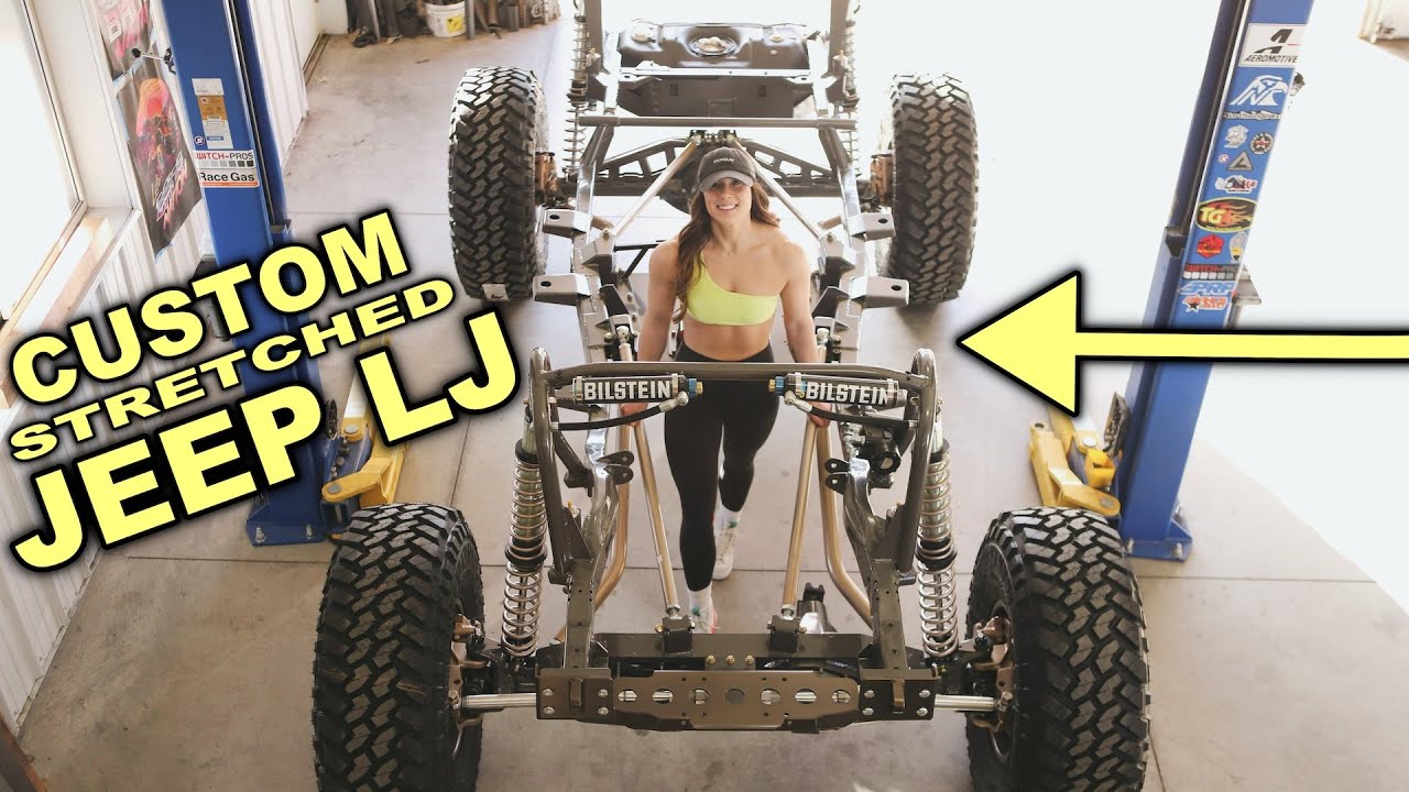 Custom Stretched Jeep LJ - Completed Rolling Chassis!