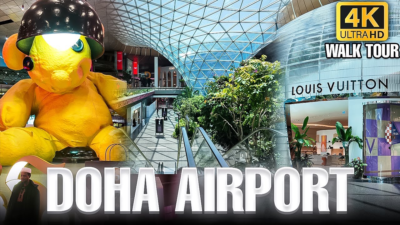 Doha Airport Walk-Tour | POV Walkaround 2025