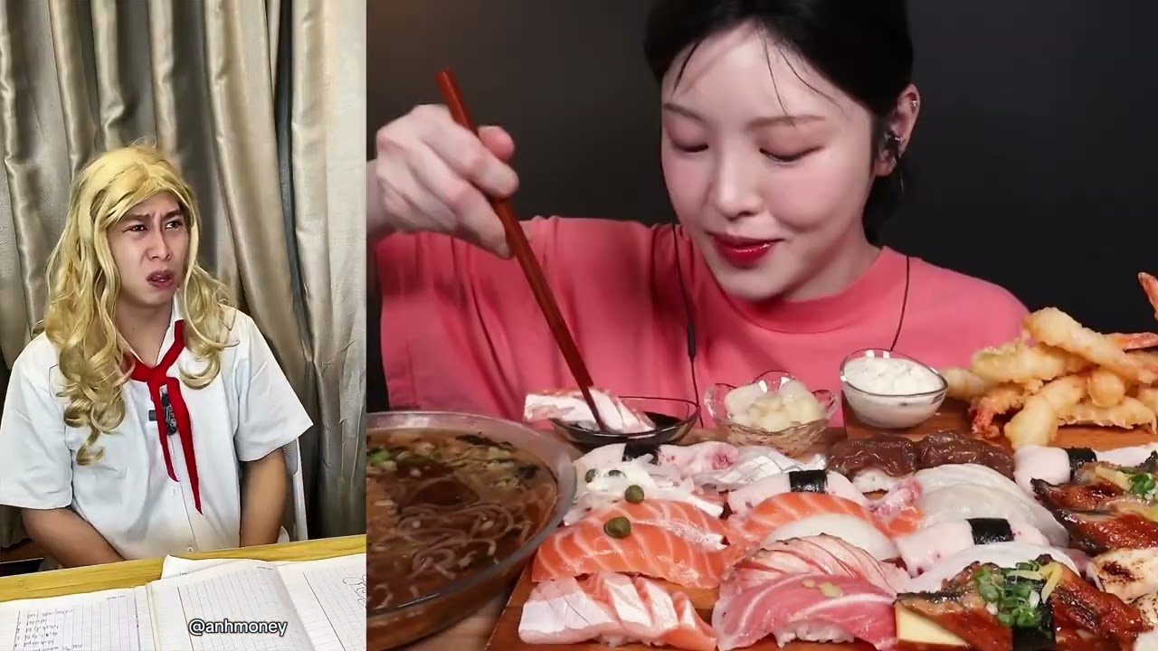 Video Ngắn (anhmoney) Và Mukbang (문복희 Eat with Boki)