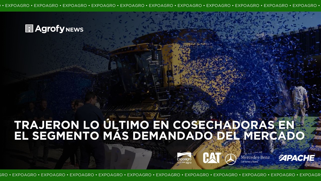 100% pensada para contratistas: gigante global trajo lo último en cosecha y lo mostró en Expoagro