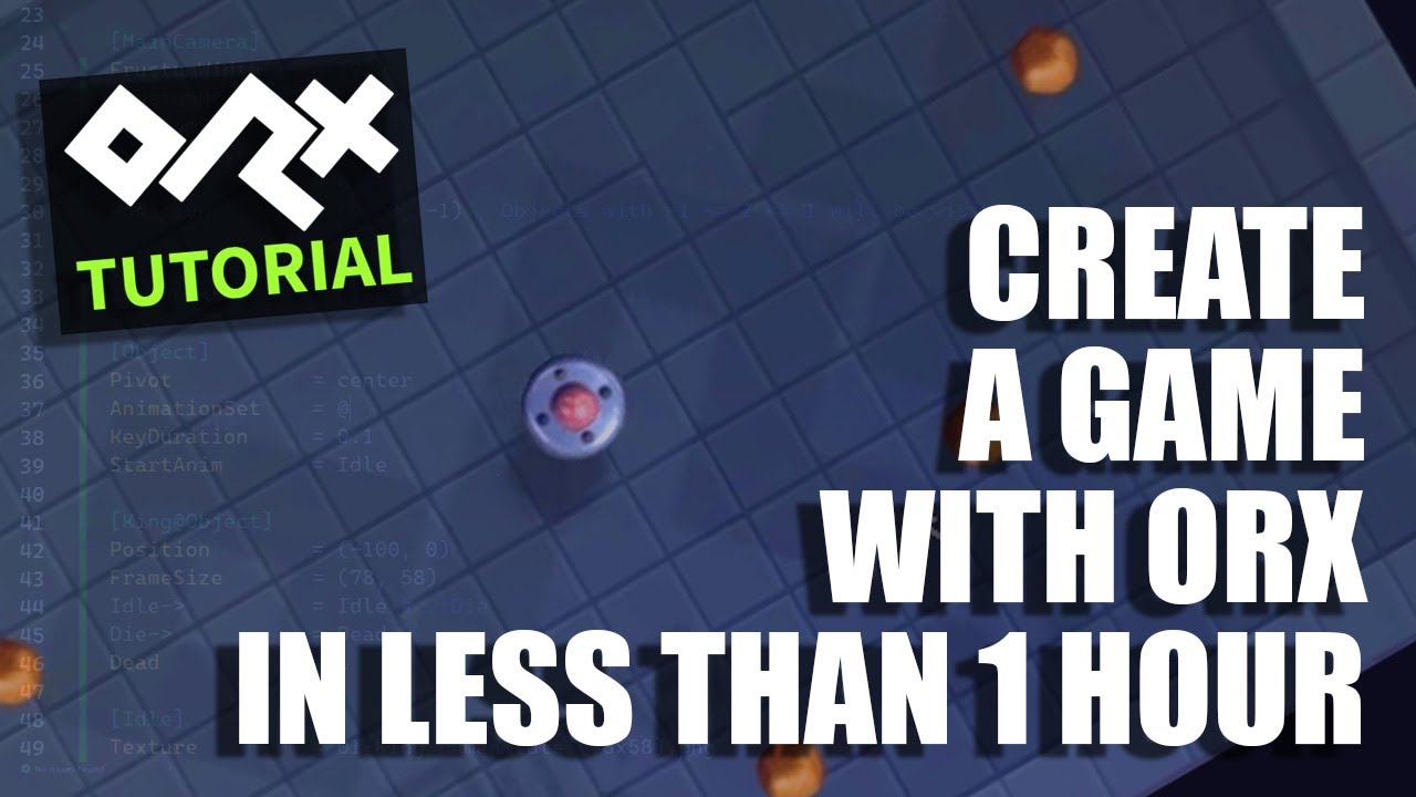 Making a game in 1h using ORX