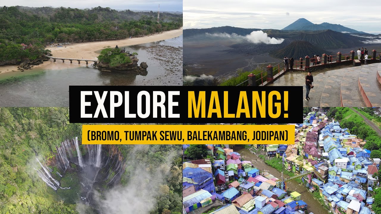 WISATA MALANG 2023 (Gunung Bromo, Air Terjun Tumpak Sewu, Pantai Balekambang, Kampung Jodipan)