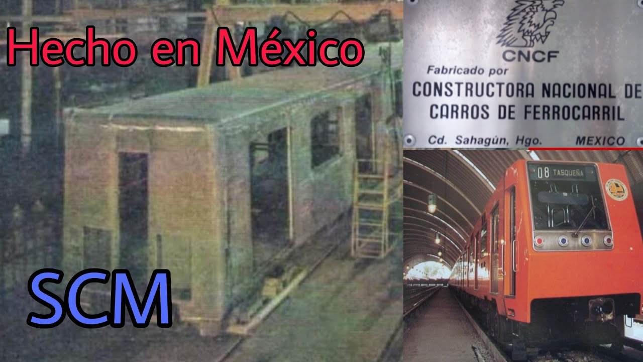 los trenes del metro que fueron hechos en México. breve historia de concarril