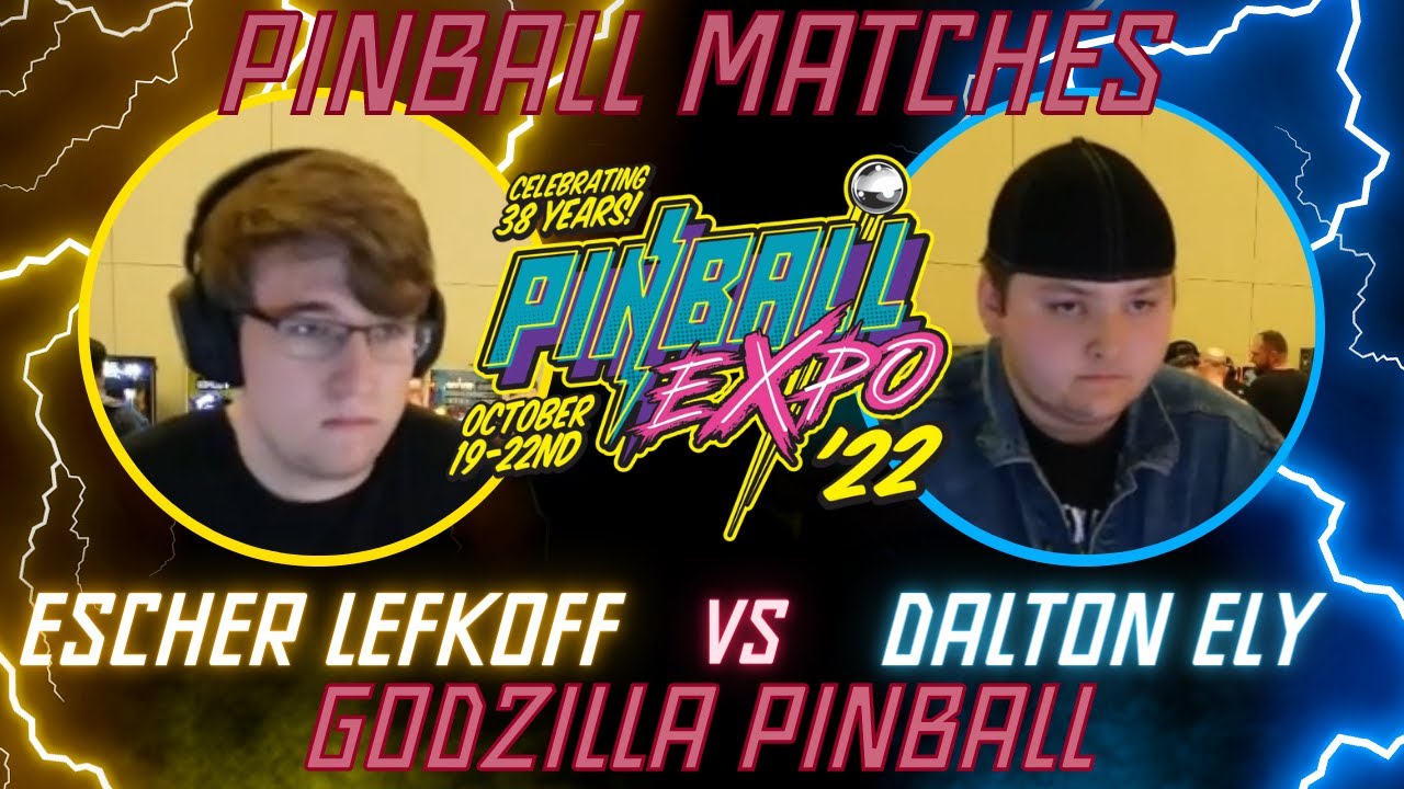 Stern Godzilla Pinball 2022 Pinball Expo - Competitive Pinball Match