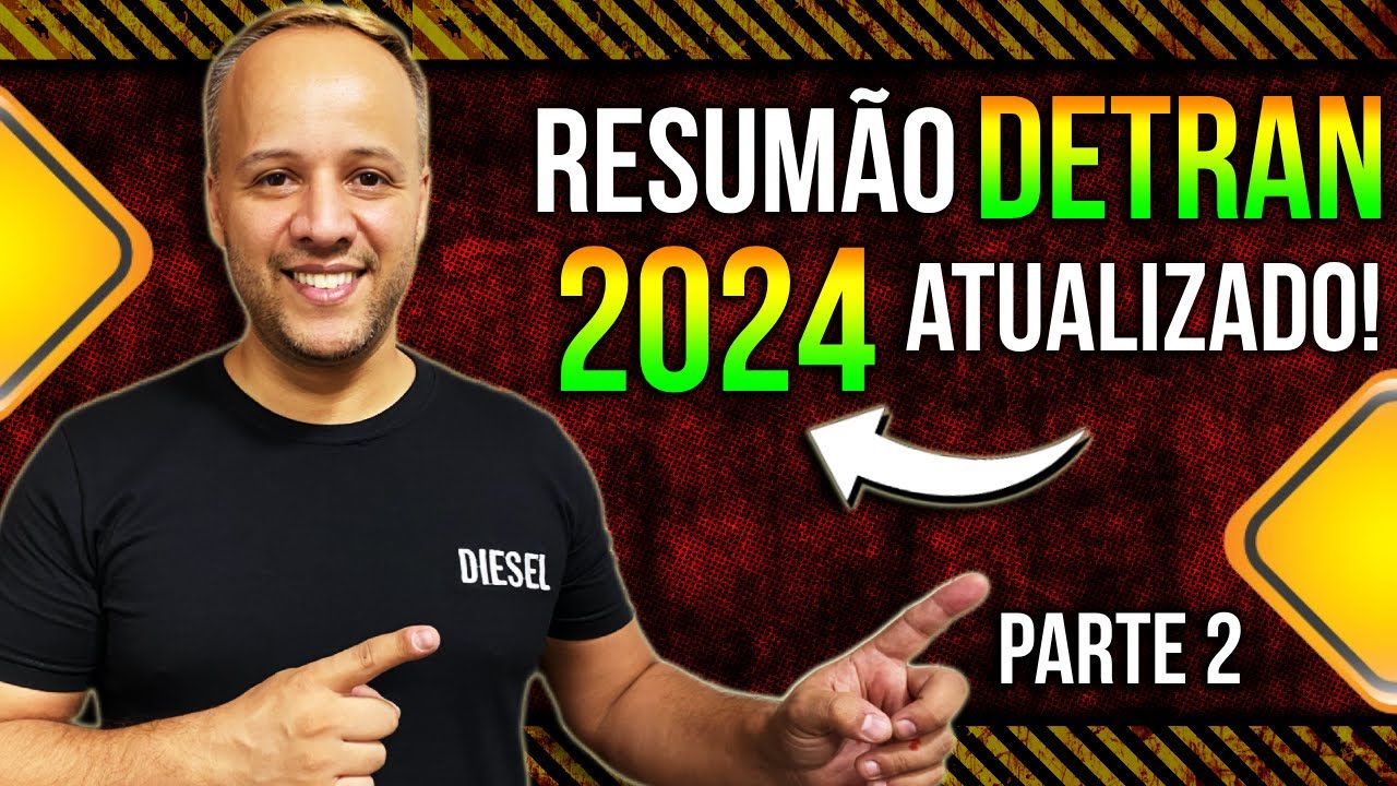 RESUMÃO DETRAN 2024 #provadetran  #detran2024 #simuladodetran2024