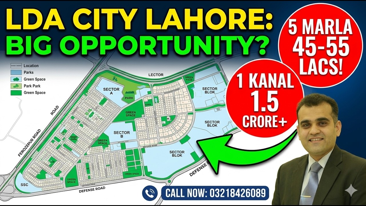 LDA CITY Lahore Market Crashed E Block
