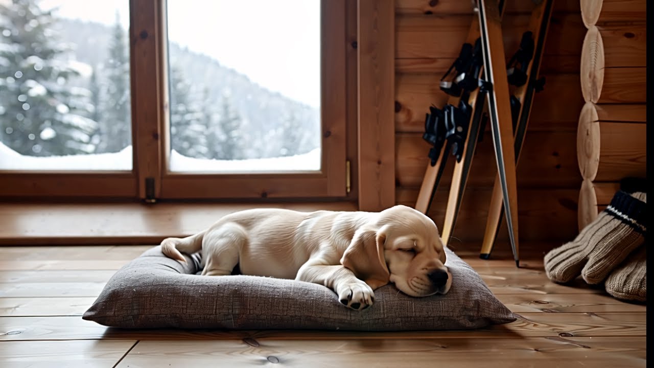 5 Horas Sonidos Calmantes para Perros 🎵 Reduce Ansiedad, Tormentas y Petardos ☃️