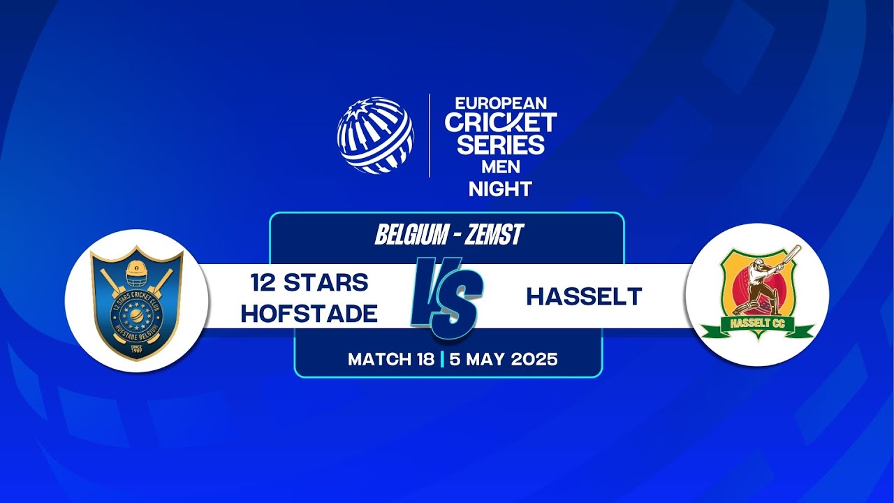 Match 18 - HAS vs 12ST | Highlights | ECSN Belgium, 2025 | 5 May 2025 | ECSN25.050