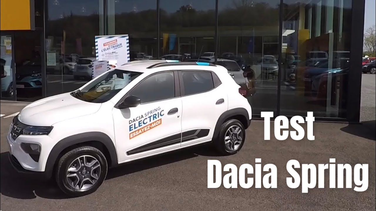 🔋Dacia Spring Test & Essai Complet  100% Électric 2021⚡️Nouvelle Dacia électrique la Moins chère